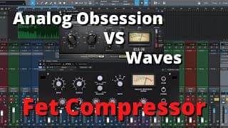 Analog Obsession Fetish VS Waves CLA-76 FET Compressor